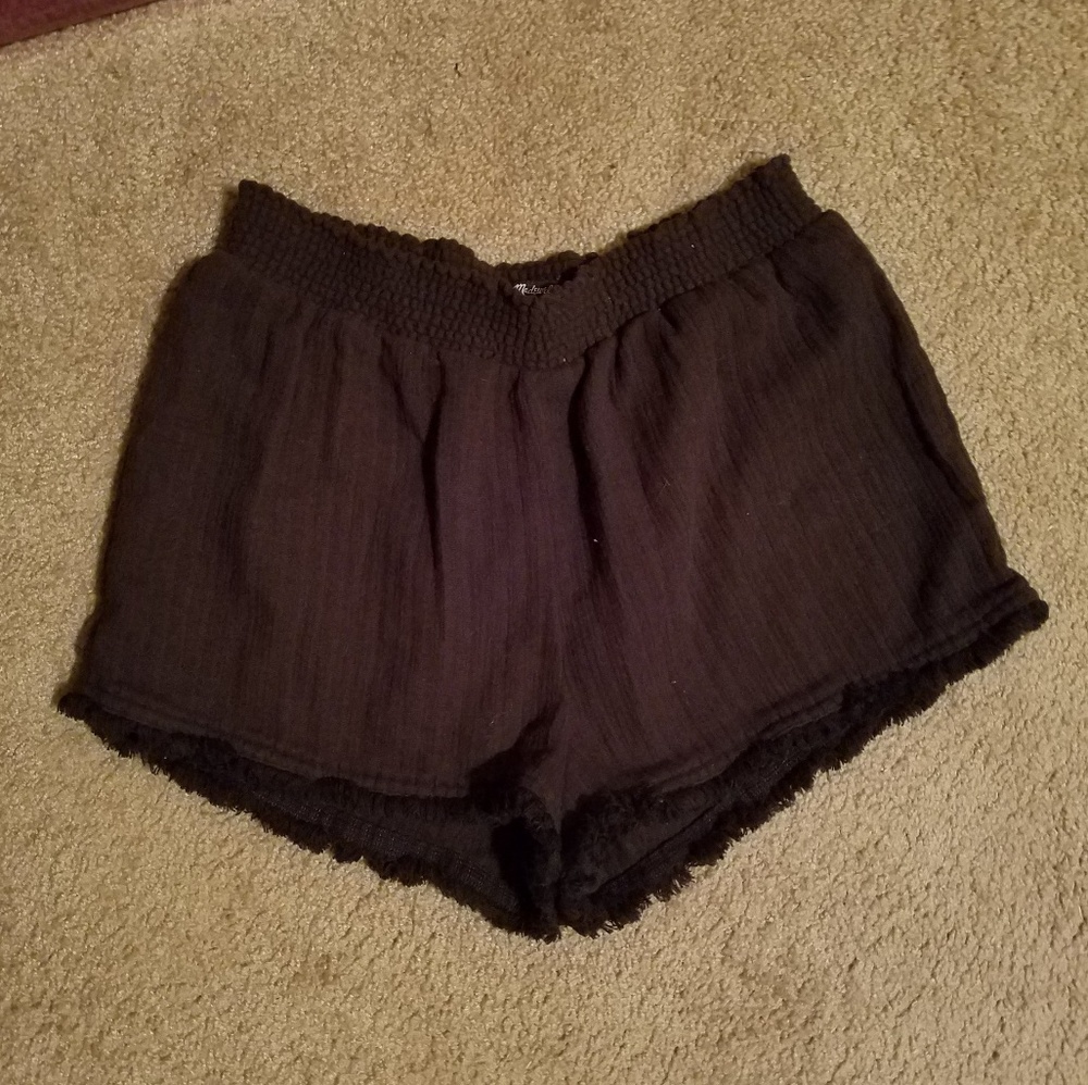 Black madewell stretch shorts